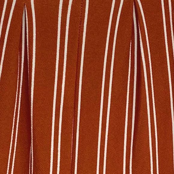 New Mix Brown & White Striped Paper Bag Pants - Size L / XL - Picture 2 of 4